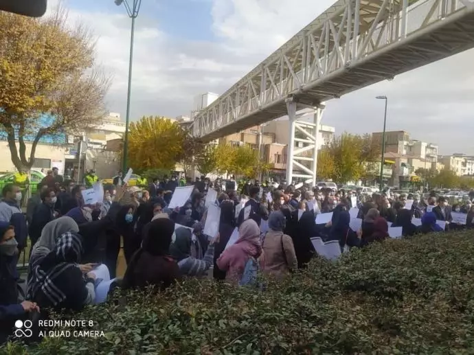 تجمع اعتراضی معلمان و فرهنگیان تهران