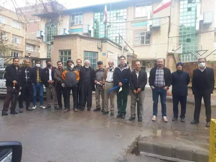 تجمع اعتراضی معلمان و فرهنگیان بوکان