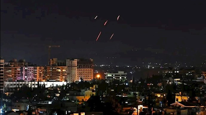حمله هوایی به نزدیکی دمشق - عکس از آرشیو