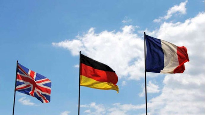 پرچم سه کشور اروپایی امضا کننده برجام
