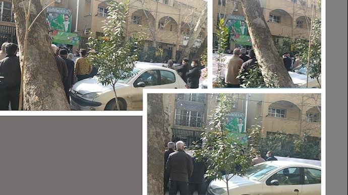تهران - تجمع بازنشستگان مقابل سازمان تأمین اجتماعی استان- ۱۵ بهمن ۱۳۹۹