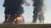 آتش سوزی گسترده در  گمرک اسلام قلعه افغانستان