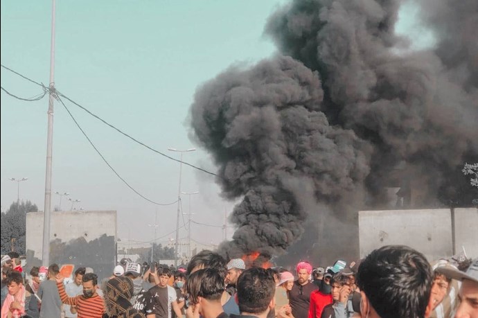تظاهرات قیام‌کنندگان عراقی در استان المثنی