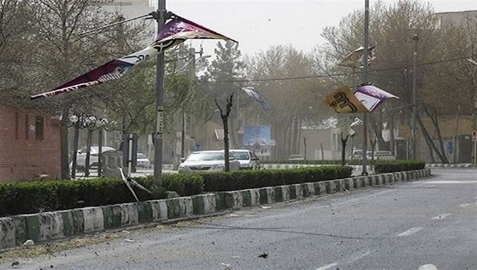 طوفان در شیراز