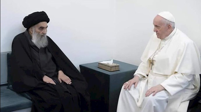 دیدار پاپ فرانسیس با سیستانی در نجف