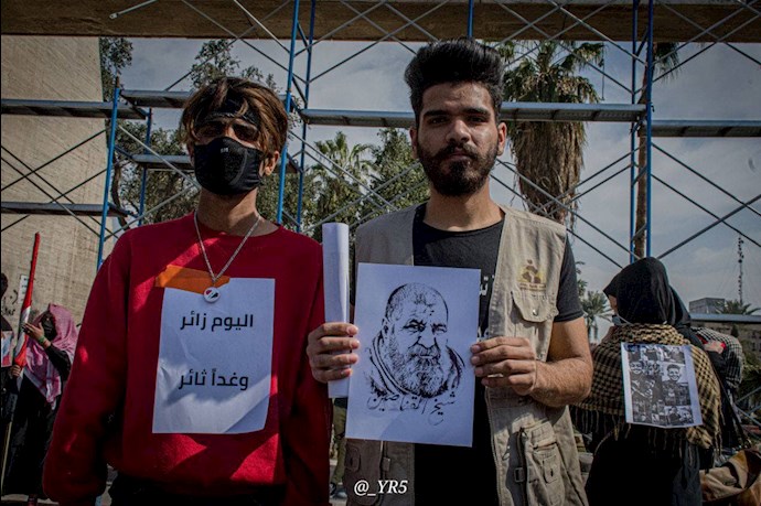 تظاهرات قیام‌کنندگان عراقی در کاظمین - 12
