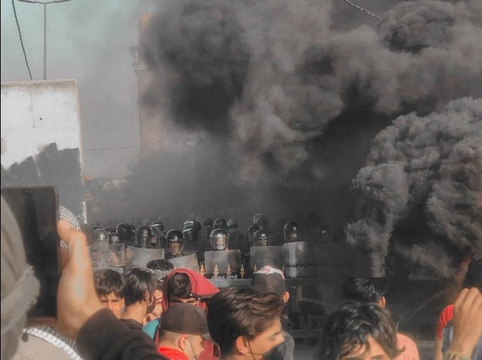تظاهرات قیام‌کنندگان عراقی در استان المثنی