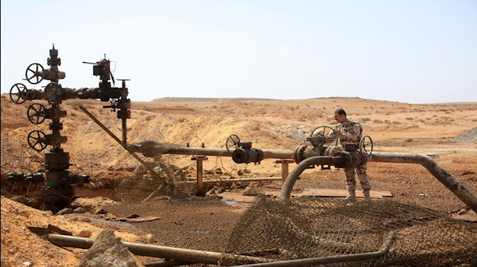 یک میدان نفتی در  سوریه