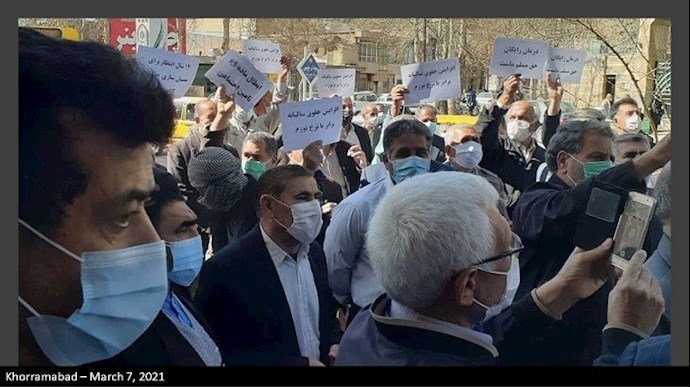 هفتمین هفته اعتراض بازنشستگان در ۲۱استان و ۲۸شهر، - 5