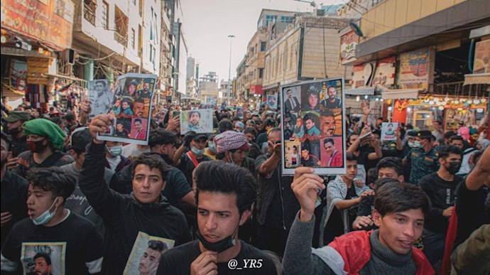 تظاهرات قیام‌کنندگان عراقی در کاظمین - 17