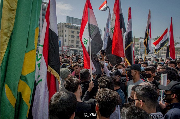 تظاهرات قیام‌کنندگان عراقی در کاظمین - 15