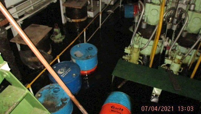 انفجار در کشتی ساویز در دریای سرخ متعلق به سپاه پاسداران