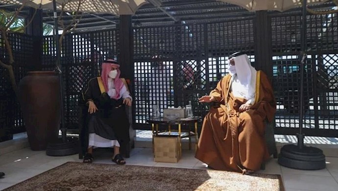 دیدار ولیعهد بحرین در منامه با وزیر خارجه عربستان