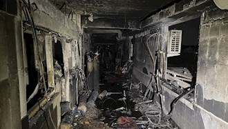 آتش‌سوزی در بیمارستان بغداد 