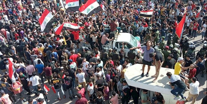 تظاهرات هزاران عراقی در بغداد و شماری از شهرهای - 5