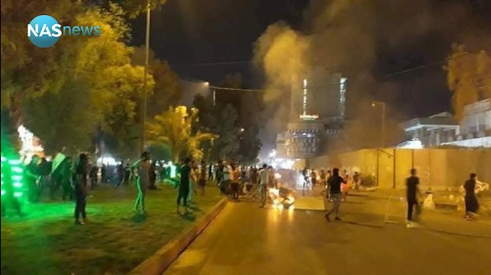 به آتش کشیدن کنسولگری رژیم ایران در کربلا - 1