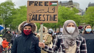 تظاهرات در هلند در حمایت از مردم فلسطین