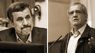 احمدی نژاد و پزشکیان 