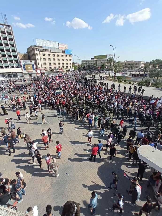 تظاهرات هزاران عراقی در بغداد و شماری از شهرهای - 3