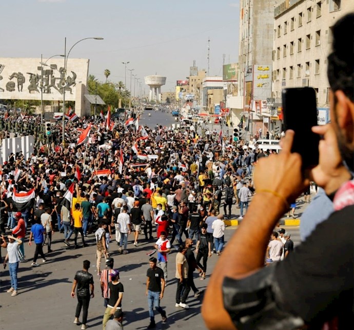 تظاهرات هزاران عراقی در بغداد و شماری از شهرهای - 10