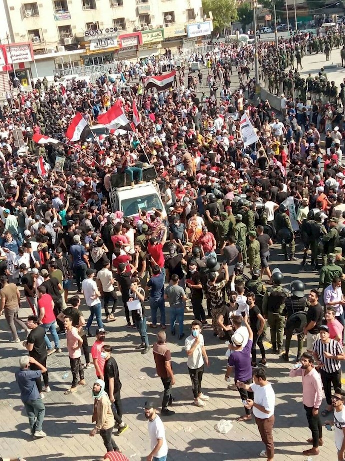 تظاهرات هزاران عراقی در بغداد و شماری از شهرهای - 4