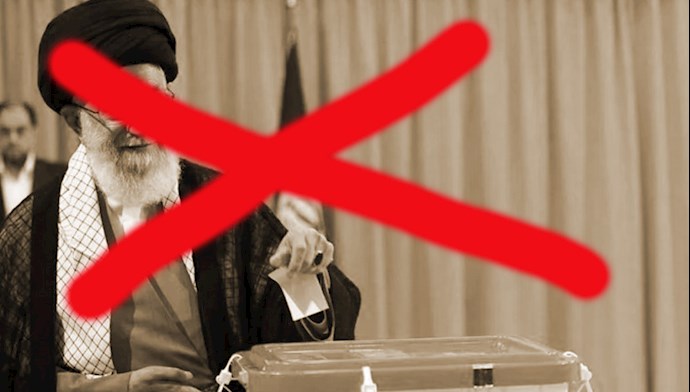 تحریم نمایش انتخابات رژیم