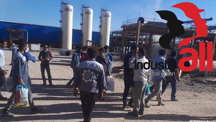 حمایت اتحادیه جهانی صنعت از اعتصاب کارگران پالایشگاههای ایران