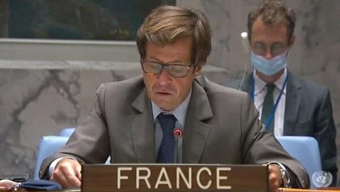 نیکولا دوریویه نماینده فرانسه در شورای امنیت