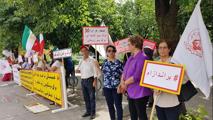 تظاهرات ایرانیان آزاده در کانادا