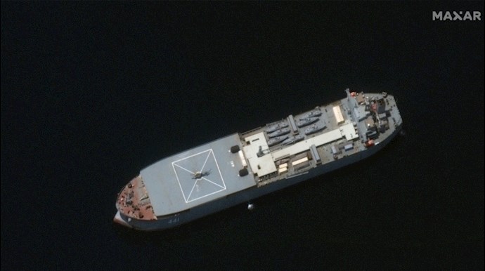 کشتی حامل سلاح مربوط به رژیم ایران
