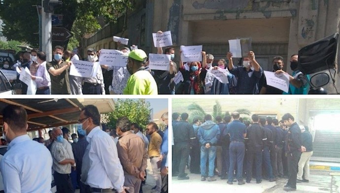 تجمع اعتراضی در تهران، ماهشهر و ایذه