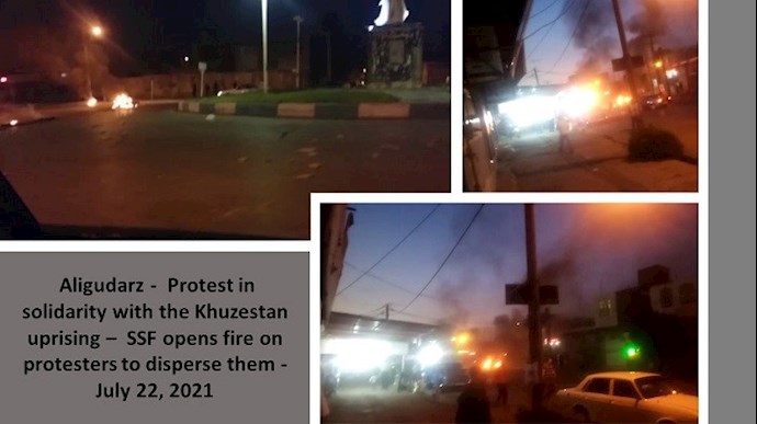 خیزش و تظاهرات در الیگودرز و شاهین شهر در همبستگی با مردم خوزستان در دومین هفته قیام تشنگان - 0