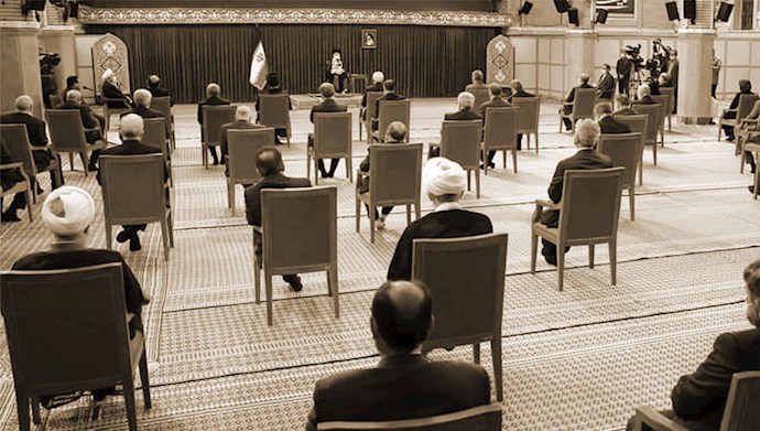 خامنه‌ای در آخرین دیدار با هیأت دولت آخوند روحانی