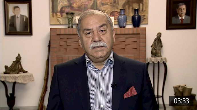 مثال الآلوسی عضو پیشین پارلمان عراق و رئیس حزب الامه العراقیه