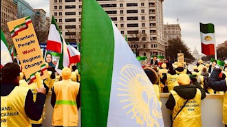 تظاهرات ایرانیان آزاده در حمایت از مقاومت ایران