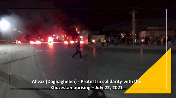خیزش و تظاهرات در الیگودرز و شاهین شهر در همبستگی با مردم خوزستان در دومین هفته قیام تشنگان - 3