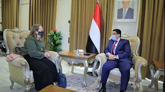 احمد بن مبارک وزیر خارجه یمن و  کاترین وستلی جانشین سفیر  آمریکا در یمن