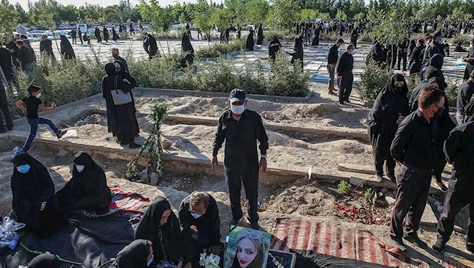 دفن جانباختگان کرونا در مشهد