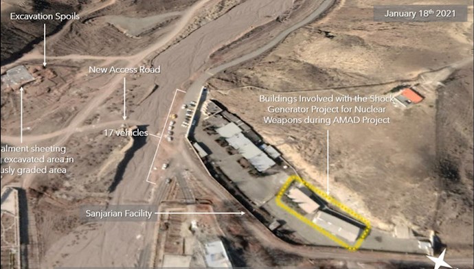 تصاویر ماهواره‌ای از فعالیت‌های جدید هسته‌یی رژیم