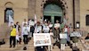 تظاهرات هواداران مجاهدین در دومین روز از محاکمه حمید نوری از دژخیمان قتل‌عام ۶۷ در استکهلم - ۲۰مرداد۱۴۰۰