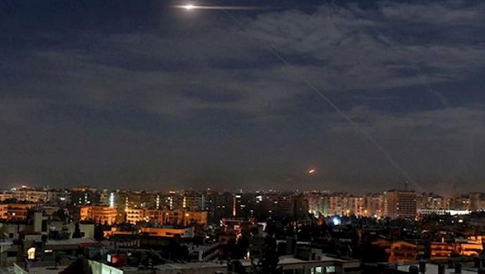 حمله موشکی به مواضع رژیم د ر سوریه - آرشیو
