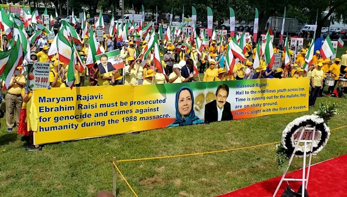 تظاهرات ایرانیان آزاده در مقابل مجلس نمایندگان و سنای آمریکا 