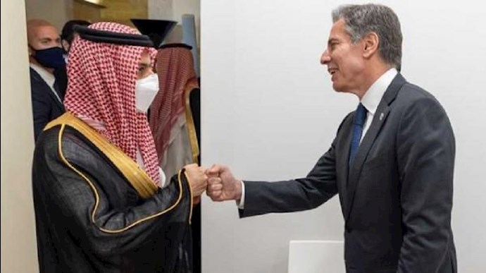 وزیران خارجه آمریکا  و عربستان سعودی