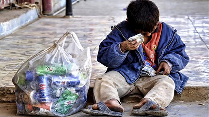 کودکان فقر در سایه حکومت آخوندها