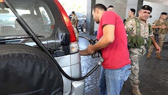 یک  پمپ بنزین در لبنان