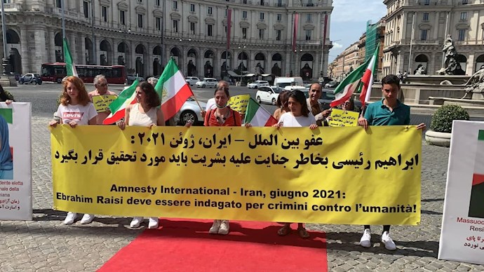 -تظاهرات ایرانیان آزاده در ایتالیا