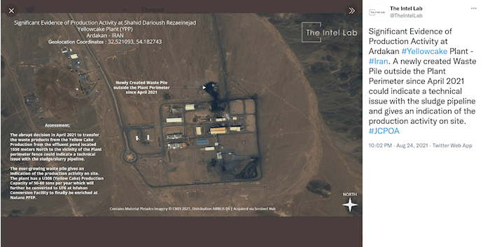 تصاویر ماهواره‌یی از فعالیت‌های جدید هسته‌یی رژیم