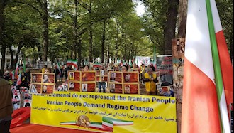 هلند -تظاهرات جهانی ایرانیان آزاده، همزمان با سخنرانی آنلاین رئیسی، جلاد۶۷ در مجمع عمومی ملل متحد در کشورهای اروپایی و آمریکا