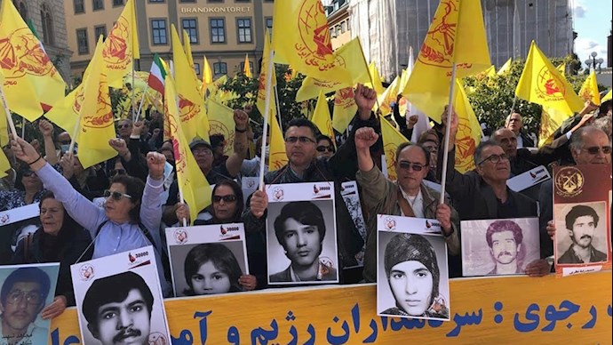 تظاهرات ایرانیان آزاده برای جنبش دادخواهی قتل عام شدگان ۶۷ در سوئد