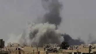 حمله هوایی به سکوهای پرتاب موشک رژیم ایران در آلبوکمال سوریه